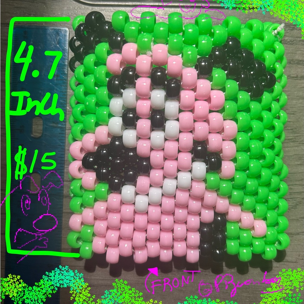 Courage the Cowardly Dog Kandi Cuff